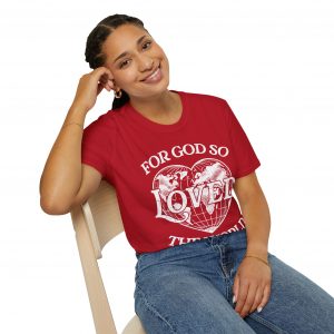 Faith-Inspired Unisex T-Shirt - 'For God So Loved the World'